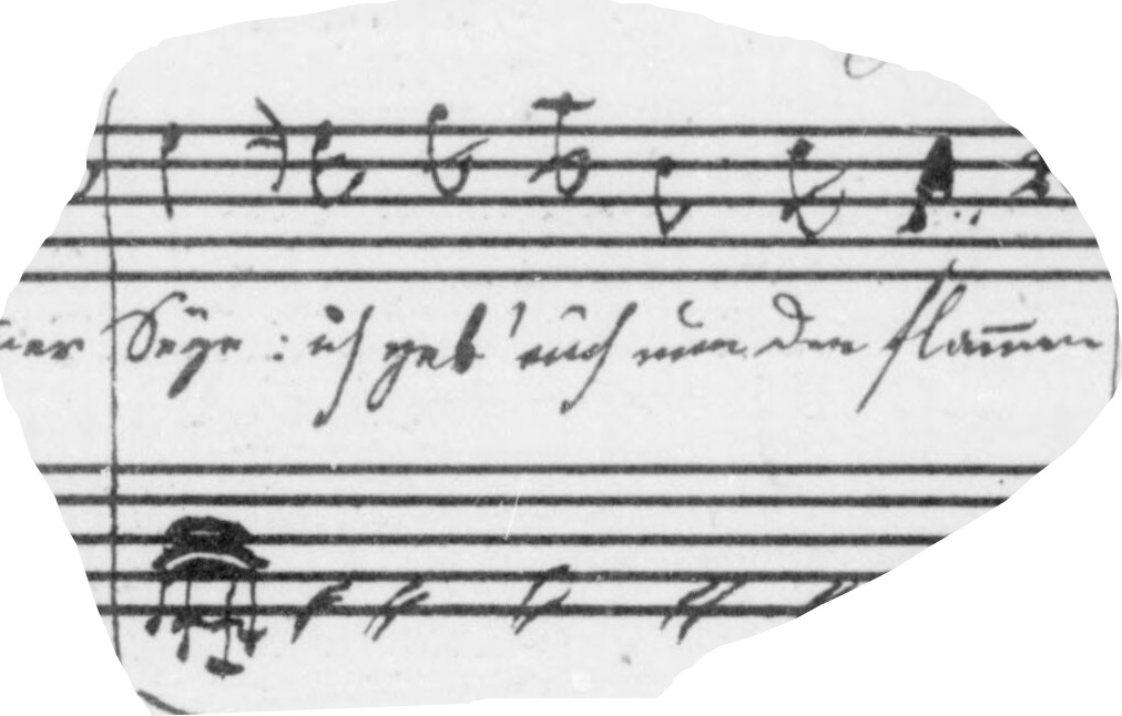 Handwritten music score